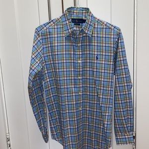 Polo Ralph Lauren Plaid Button Down Shirt Size Small